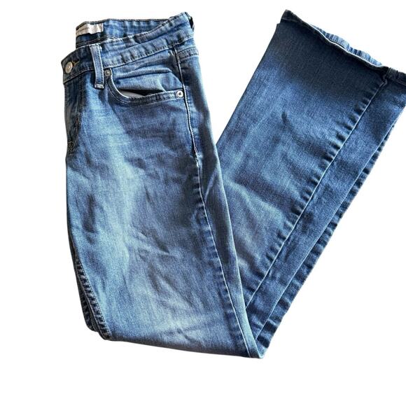 Levi’s 517 Superlow Bootcut Jeans Medium Wash Low Rise Y2K Denim Women’s 28 - Picture 2 of 14